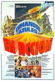 Comandos azules en acción movie poster