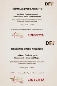 Dario Argento in conversation at the DFF tv show poster