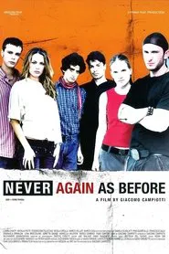 Never Again as Before movie poster