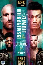 UFC 273: Volkanovski vs. The Korean Zombie movie poster