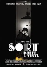 Sort kaffe & vinyl movie poster