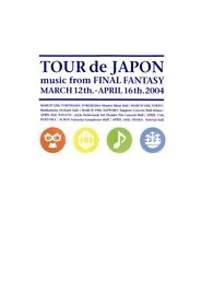 Tour de Japon: music from Final Fantasy movie poster