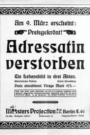 Adressatin verstorben movie poster