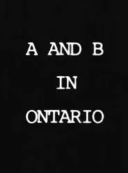 A and B in Ontario movie poster
