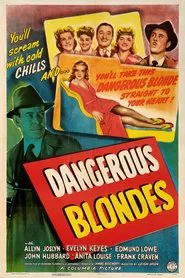 Dangerous Blondes movie poster