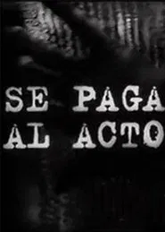 Se paga al acto movie poster