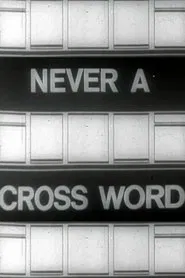 Never A Cross Word tv show poster