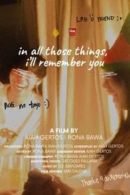 In All Those Things I'll Remember You movie poster