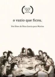 o vazio que ficou movie poster