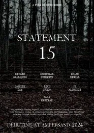 Statement 15 movie poster