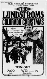 The Lundstroms: Colorado Christmas movie poster