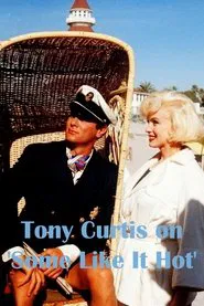 Tony Curtis on 'Some Like It Hot' movie poster