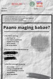 Paano Maging Babae? movie poster