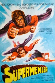 3 Supermen Against Godfather movie poster