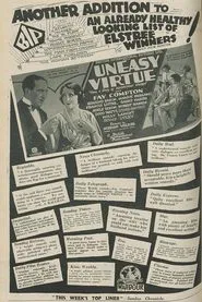 Uneasy Virtue movie poster