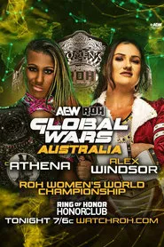 AEW ROH Global Wars Australia movie poster