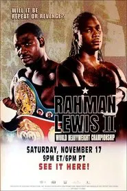 Hasim Rahman vs. Lennox Lewis II movie poster