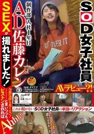 SOD Female Employee Production Department 1st Year AD Karen Sato's SEX Was Taken! It doesn't feel good at all! Ahhhh movie poster