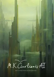 M. K. Čiurlionis AI movie poster