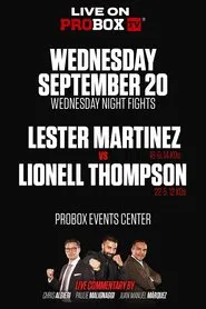 Poster do filme Lester Martinez vs. Lionell Thompson