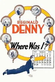 Poster do filme Where Was I?