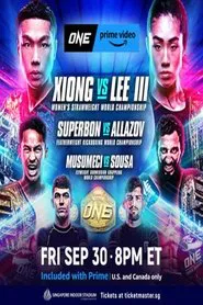 ONE on Prime Video 2: Xiong vs. Lee III movie poster