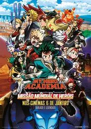 Poster do filme My Hero Academia: Missão Mundial de Heróis