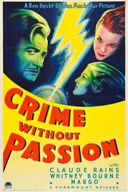 Crime Without Passion movie poster