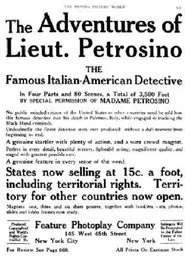 The Adventures of Lieutenant Petrosino movie poster
