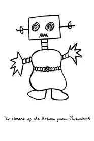 The Attack of the Robots from Nebula-5 movie poster
