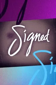 Signed tv show poster