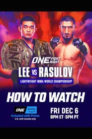 ONE Fight Night 26: Lee vs. Rasulov movie poster