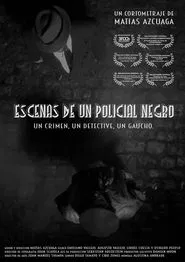 Scenes from a film noir movie poster