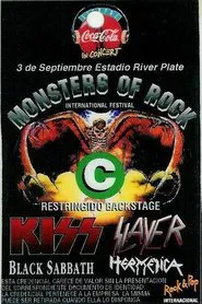 Black Sabbath. River Plate Stadium Buenos Aries 1994 movie poster