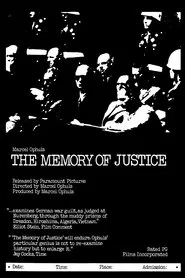 The Memory of Justice movie poster