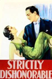 Strictly Dishonorable movie poster