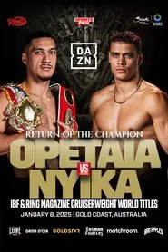 Poster do filme Jai Opetaia vs. David Nyika