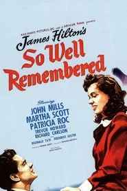 So Well Remembered movie poster