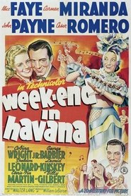 Week-End in Havana movie poster