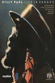 Billy Paul Live In Europe movie poster