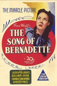 The Song of Bernadette movie poster