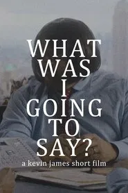 What Was I Going to Say? movie poster