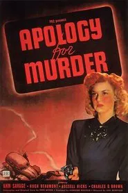 Apology for Murder movie poster