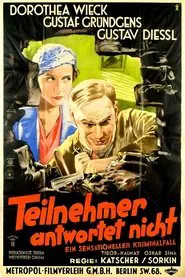 Poster do filme Teilnehmer antwortet nicht