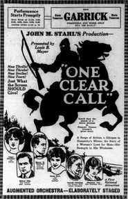 One Clear Call movie poster