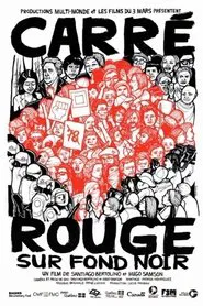 Carré rouge sur fond noir movie poster