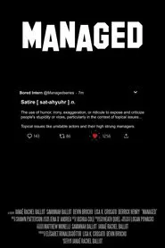 Managed movie poster