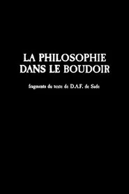 La philosophie dans le boudoir movie poster