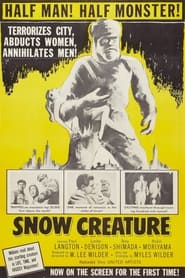 The Snow Creature movie poster