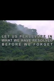 Poster do filme Let Us Persevere in What We Have Resolved Before We Forget